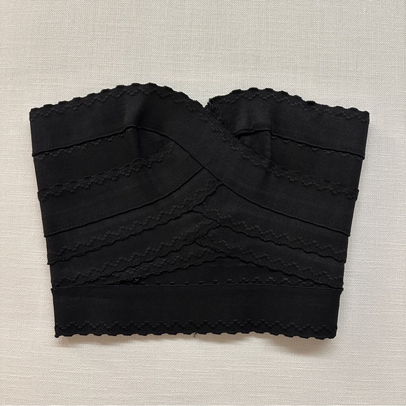 Pleasure Doing Business Tops - Pleasure Doing Business Black Bustier
